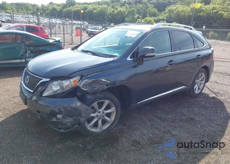 2010 Lexus Rx from USA, damaged, VIN 2T2BK1BA8AC006579